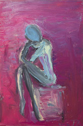 WOMAN. 2013. Canvas 40x60 cm. Oil.