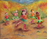 Children Ballerinas. 2015. Oil on canvas 50x60 cm.