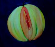 Melone. 2017. Canvas 40x30 cm. Oil